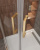 картинка Душевой уголок Cezares Molveno 100x100 MOLVENO-R-2-100-C-BORO-IV профиль Брашированное золото стекло прозрачное от магазина Сантехстрой