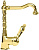 фотография смеситель cezares elite-lsm2-03/24-m для раковины золото, ручка металл