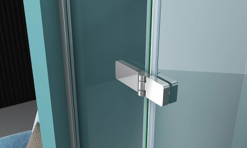 картинка Душевая дверь BelBagno Kraft 120 KRAFT-B-12-60/60-C-Cr-L профиль Хром стекло прозрачное от магазина Сантехстрой