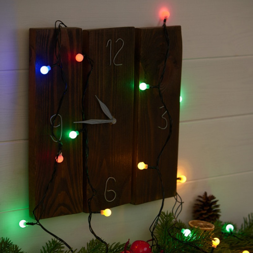 картинка Гирлянда светодиодная Цветные Шарики 20 LED МУЛЬТИКОЛОР 2,8 метра от магазина Сантехстрой