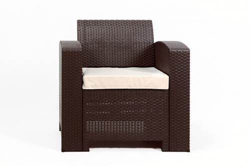 картинка B:Rattan Rattan premium, комплект из 2-х кресел в цвете венге с подушками от магазина Сантехстрой