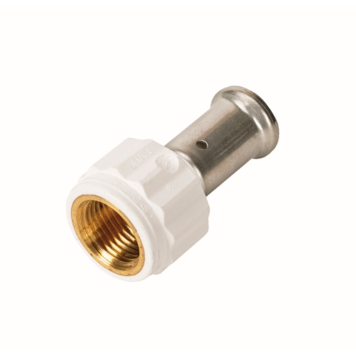 картинка Муфта ВР, ПВДФ пресс (белая), 20x1/2", HENCO от магазина Сантехстрой