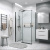 картинка Душ.ограждение 120.K33.03.1190.21.00 Pragma (110*90*195) черный матовый, стекло прозрачное, 2 места от магазина Сантехстрой