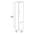 картинка Пенал Cezares Urban 35 55183 Белый от магазина Сантехстрой