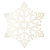 картинка Елочная фигура Снежинка Снегурочка,  81 см,  цвет шампань от магазина Сантехстрой