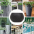 картинка Кашпо для цветов Prosperplast Beton Bowl 3,9 л, чёрный от магазина Сантехстрой