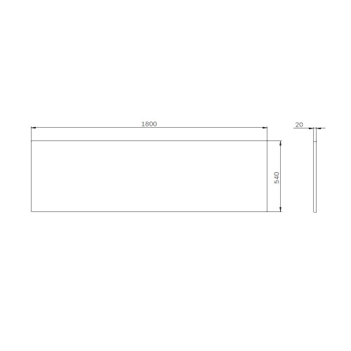 картинка W94A-180-080W-P X-Joy панель фронтальная для ванны 180х80 от магазина Сантехстрой
