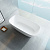 картинка Ванна Solid Surface Vincea VBT-6S02MW, белый матовый от магазина Сантехстрой