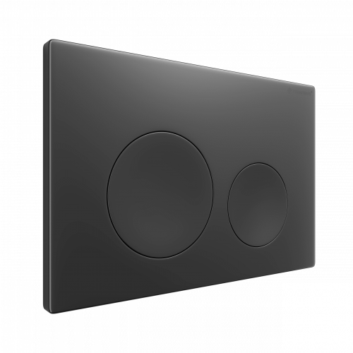 картинка Клавиша смыва для инсталляции Terminus Classic кнопка круг цвет воронёная сталь от магазина Сантехстрой