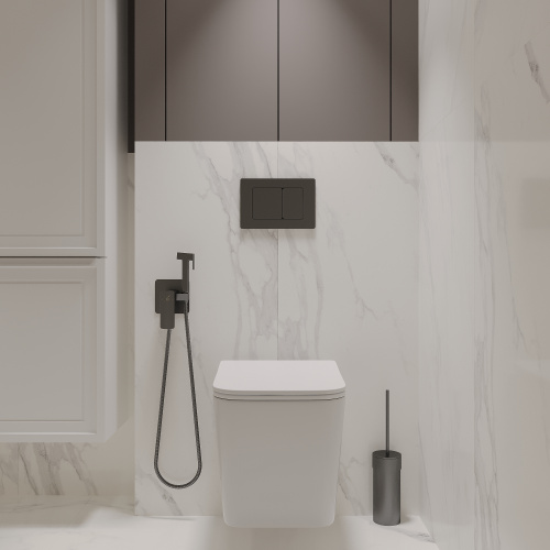 картинка Унитаз подвесной с сиденьем микролифт Oliveeka (белый) от магазина Сантехстрой