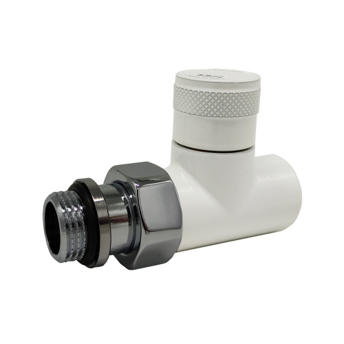 картинка Запорный клапан прямой SR Rubinetterie Tondera 1/2", белый от магазина Сантехстрой