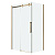 картинка Душевое ограждение Grossman Classic 100.K33.04.120.32.00-200.K33.04.90.32.00 (120х90х195) раздвижная,золото сатин,стекло прозрачное,2 места от магазина Сантехстрой