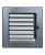 картинка Вент. решетка с жалюзи 170х170 мм (графит) от магазина Сантехстрой