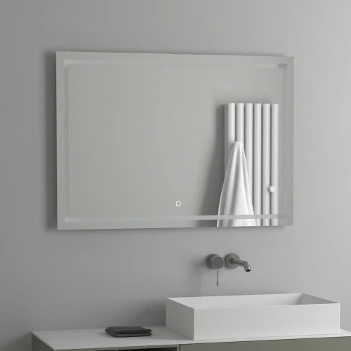 картинка Зеркало Evoform Ledline BY 2437 100х70 от магазина Сантехстрой