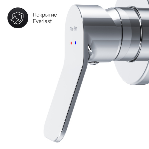 фото f85a65000 x-joy, cмеситель д/душа монтируемый в стену, хром, шт.