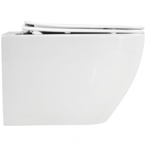 картинка Комплект унитаза Cezares Stylus-Tor CZR-6601-TH-TOR/CZR-2316-SC с инсталляцией BelBagno BB026/BB081CR с сиденьем Микролифт и клавишей смыва Хром глянцевый от магазина Сантехстрой