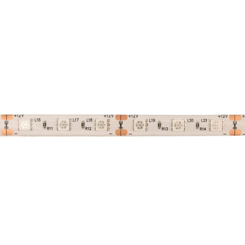 картинка LED лента 5м силикон,  10 мм,  IP65, SMD 5050, 60 LED/m,  12 V,  цвет свечения желтый LAMPER от магазина Сантехстрой