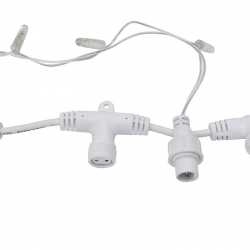 картинка Гирлянда светодиодная Занавес (Дождь),  2х3м,  600 LED ТЕПЛЫЙ БЕЛЫЙ,  прозрачный ПВХ,  IP65, постоянное свечение,  230В,  соединяется (нужен шнур питания 303-500-1) от магазина Сантехстрой