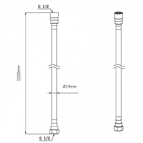 картинка Душевая система Vincea VSFW-431T1RCH с термостатом Хром от магазина Сантехстрой