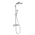 картинка HG Crometta Showerpipe S 240 SHP: термостат для душа + стойка с верхним душем 240мм + ручной душ со шлангом 160мм, цвет хром от магазина Сантехстрой