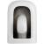картинка Унитаз Black&White Universe W-730 730W00 подвесной с сиденьем Микролифт от магазина Сантехстрой