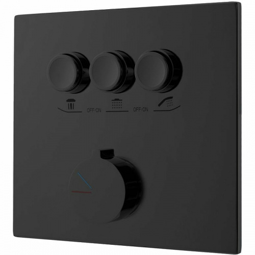 картинка Душевая система Vincea VSFW-4311MB Черная матовая от магазина Сантехстрой