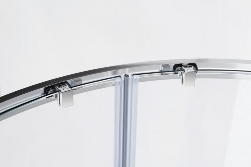 картинка Душевой уголок Cezares Molveno R-2 80х80 MOLVENO-R-2-80-P-Cr профиль Хром стекло рифленое от магазина Сантехстрой