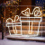картинка Фигура световая Подарки из гибкого неона 120х120 см,  1680 LED,  цвет свечения теплый белый/белый NEON-NIGHT от магазина Сантехстрой