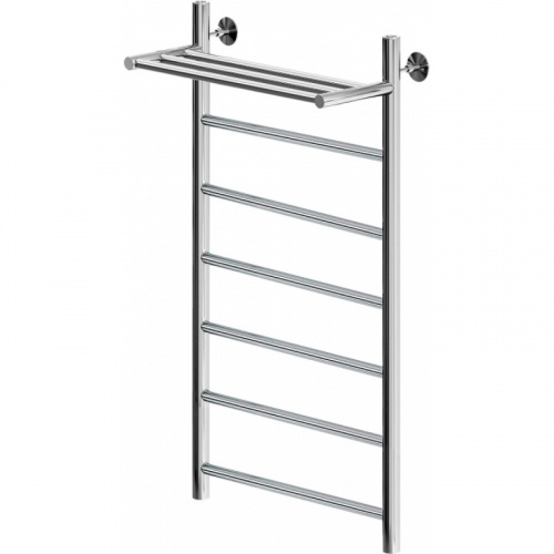 картинка Водяной полотенцесушитель Aquanet Mauro 100x50 282322 с полкой Хром от магазина Сантехстрой
