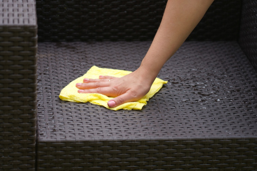 картинка B:Rattan Комплект мебели Arizona Set, венге (на 4 персоны) от магазина Сантехстрой