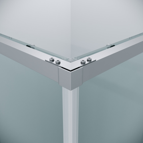 картинка Душевое ограждение Grossman Galaxy 300.K33.01.9070.10.00 (90х70х195) прямоугольник,раздвижная,хром,стекло прозрачое, 1 место от магазина Сантехстрой