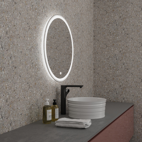 картинка Зеркало Grossman Sento D700 97070 с подсветкой с сенсорным выключателем от магазина Сантехстрой