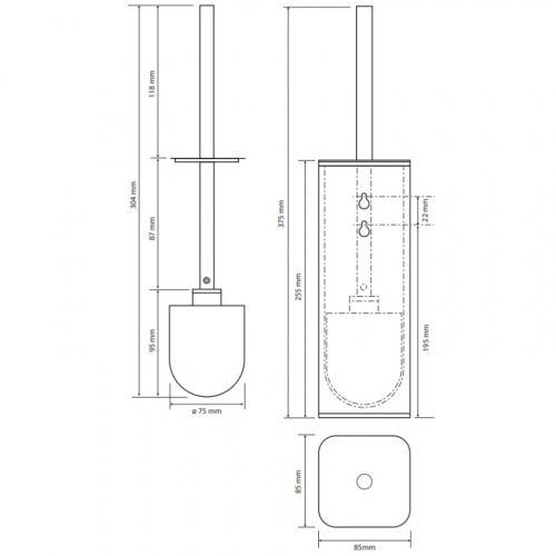 картинка Ёршик Bemeta Solo 139113162 от магазина Сантехстрой