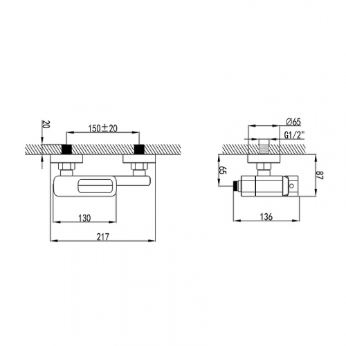 картинка Смеситель для ванны черный IDDIS Slide (SLIBL00i02WA) от магазина Сантехстрой