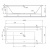 картинка W52A-180-080W-R Inspire V2.0 каркас для ванны 180х80 , комплект от магазина Сантехстрой