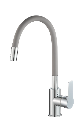 картинка Смеситель для кухни RUSH si7335-60grey Серый от магазина Сантехстрой