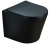 картинка Унитаз подвесной Azario Teramo 480х365х360 безободковый в комплекте с сидением микролифт, черный матовый (AZ-053E-R-MB SP) от магазина Сантехстрой