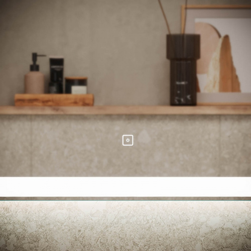 картинка Зеркало Sancos City 90 CI900 с подсветкой с сенсорным выключателем от магазина Сантехстрой