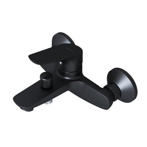 фото 771000301 jupiter, смеситель для ванны и душа, черный