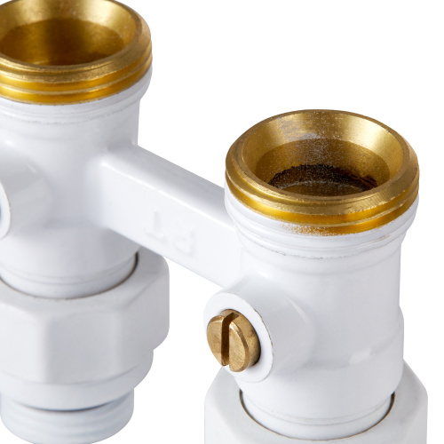 картинка Узел нижнего подключения Royal Thermo прямой 1/2quot;х3/4quot; EK (белый) от магазина Сантехстрой