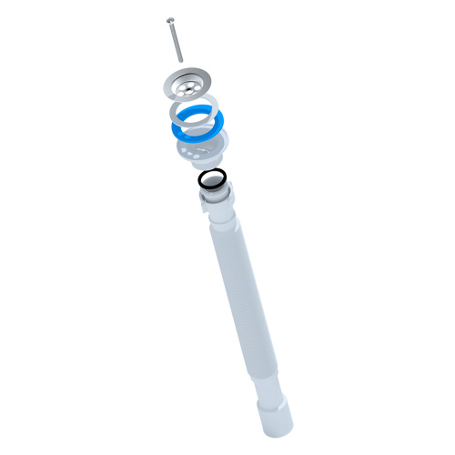 картинка Сифон гофрированный Ани Пласт удлиненный 1 1/4"*32/40 (566-1396мм) (G217) от магазина Сантехстрой