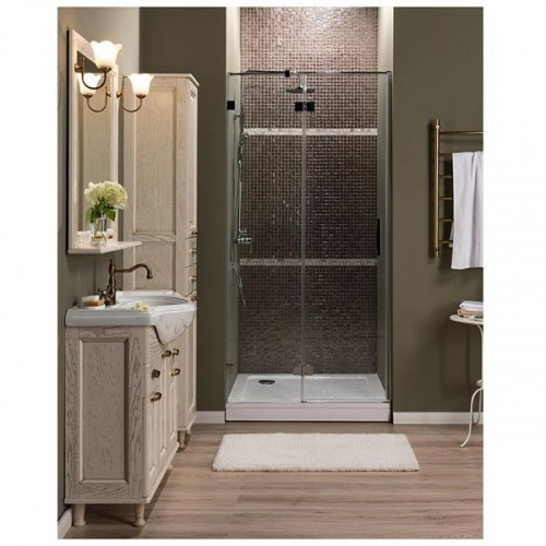 картинка Душевая дверь Aquanet Beta NWD6221 100 L 185947 профиль Хром стекло прозрачное от магазина Сантехстрой