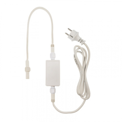 картинка Гирлянда светодиодная Занавес (Дождь),  2х1,5м,  360 LED СИНИЙ,  белый КАУЧУК,  IP67, постоянное свечение,  230В,  соединяется (шнур питания в комплекте) от магазина Сантехстрой