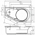 картинка Акриловая ванна Riho Yukon 160x90 B009001005 (BA3500500000000) L без гидромассажа от магазина Сантехстрой