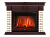 картинка Портал Firelight Bricks 25 камень бежевый, шпон темный дуб от магазина Сантехстрой