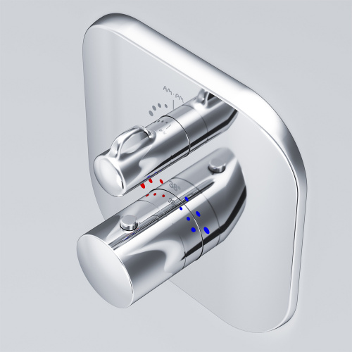 фото f3075600_xxx sensation, cмеситель д/душа встраиваемый с термостатом, хром, шт.