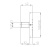 картинка Bossini  Cubic Flat  Г/м настенная форсунка 10*10 см, цвет: черный матовый от магазина Сантехстрой