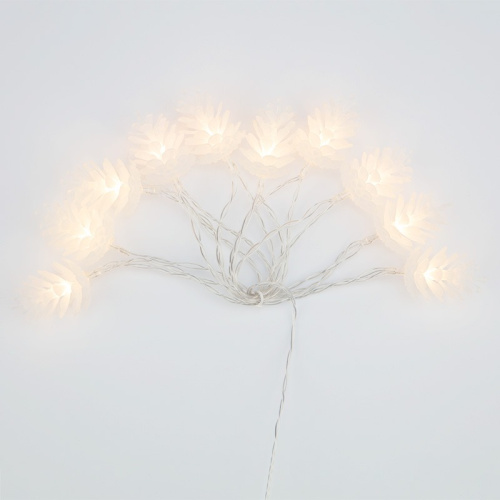 картинка Гирлянда светодиодная Шишки 1,5 м,  10 LED,  прозрачный ПВХ,  цвет свечения теплый белый,  2 х АА (батарейки не в комплекте) NEON-NIGHT от магазина Сантехстрой