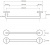 картинка Полотенцедержатель 50,5 см Bemeta Salbo 160204020 от магазина Сантехстрой