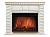 картинка Портал Firelight Porto 30 камень белый, шпон беленый дуб от магазина Сантехстрой